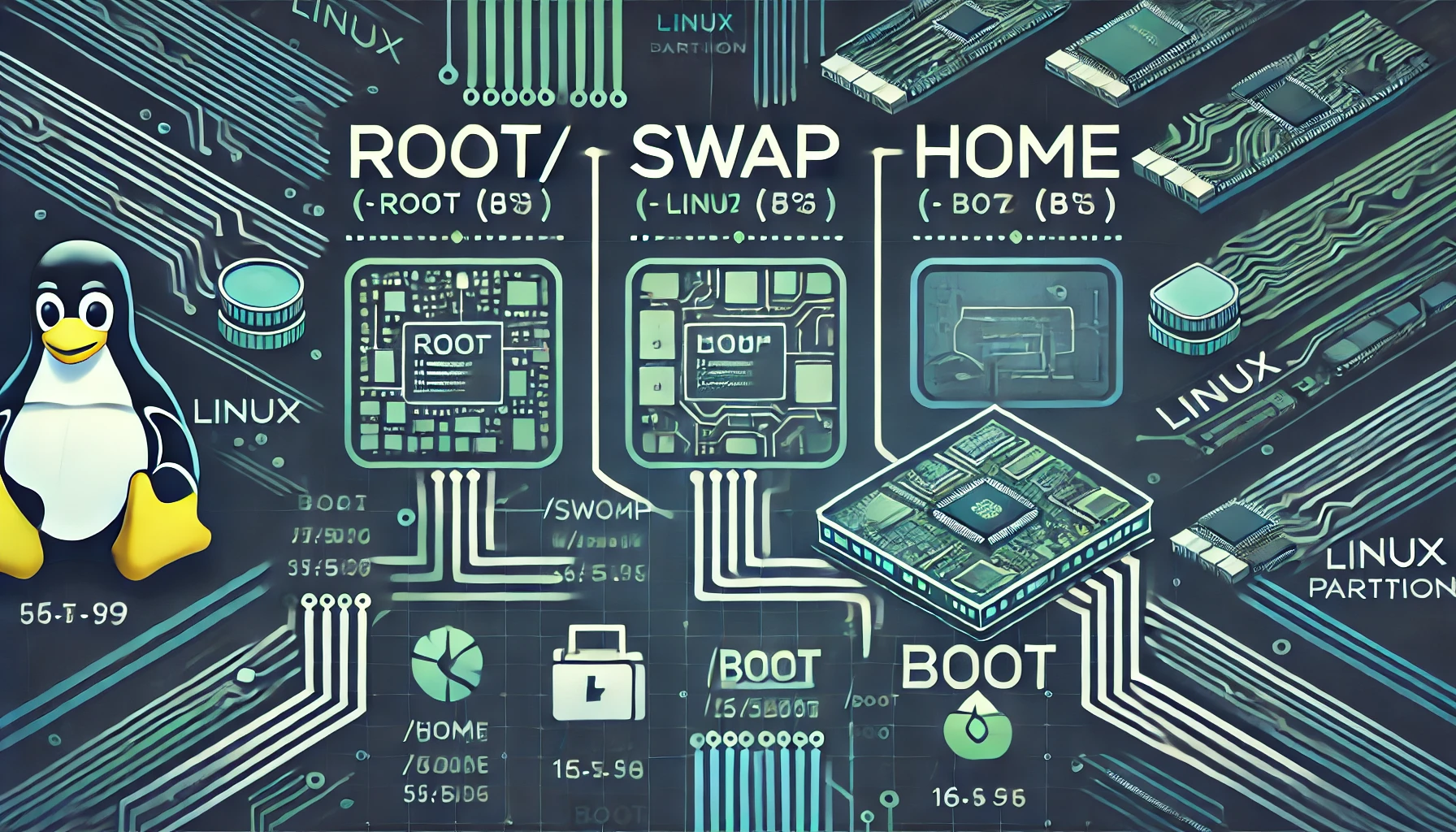 Particiones para instalar Linux