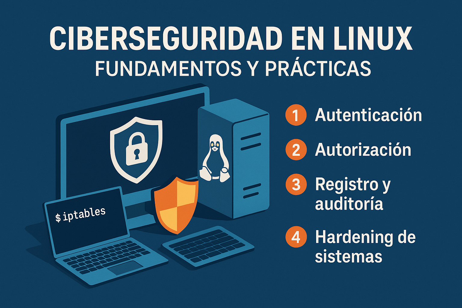 Conceptos básicos de ciberseguridad para proteger Linux