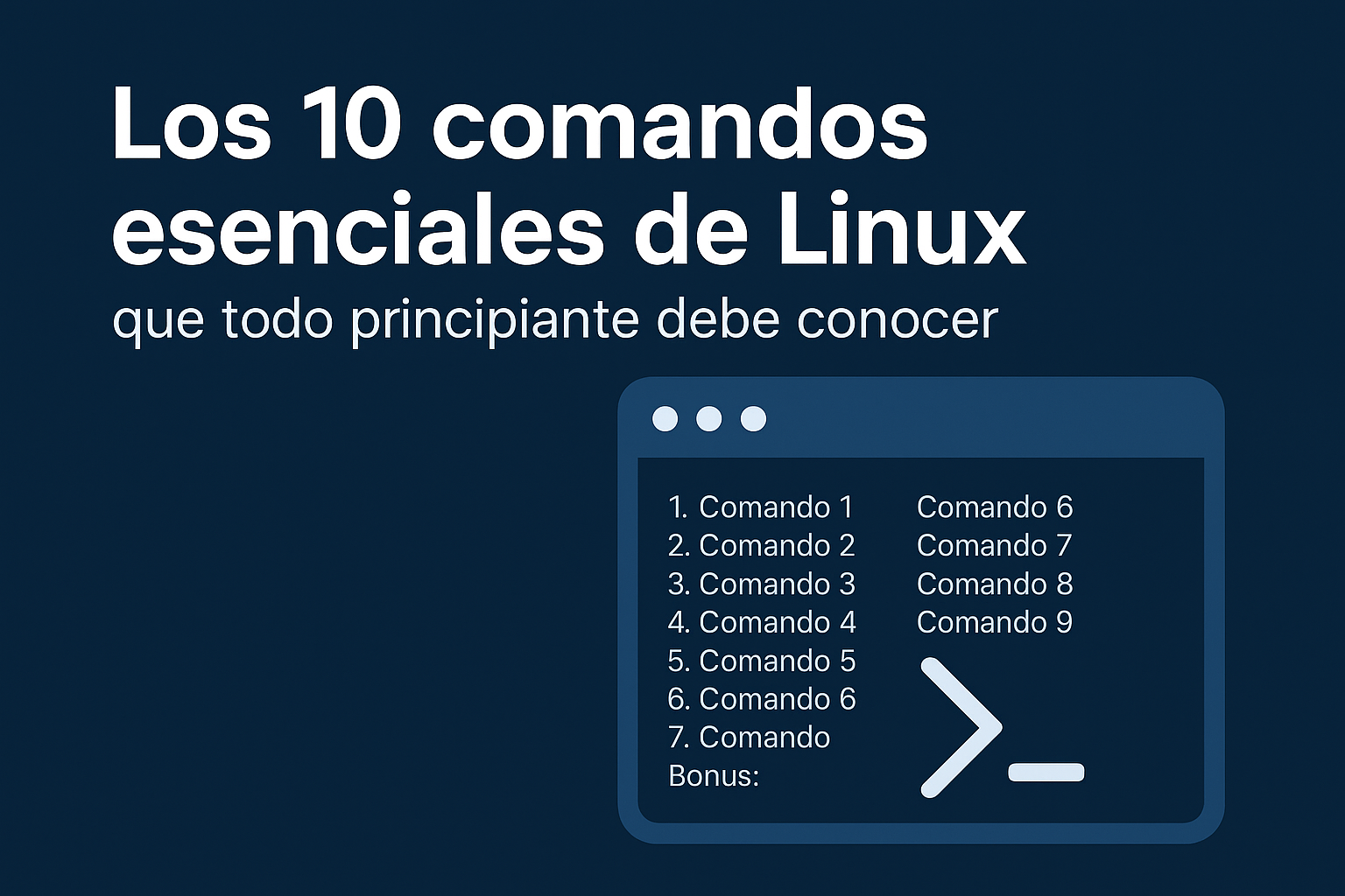 Los 10 comandos esenciales de Linux que todo principiante debe conocer